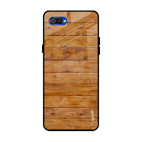 Timberwood Realme C2 Glass Back Cover Online