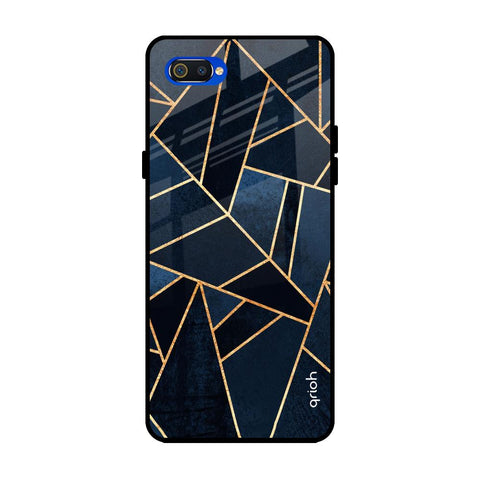 Abstract Tiles Realme C2 Glass Back Cover Online