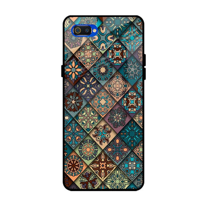 Retro Art Realme C2 Glass Back Cover Online