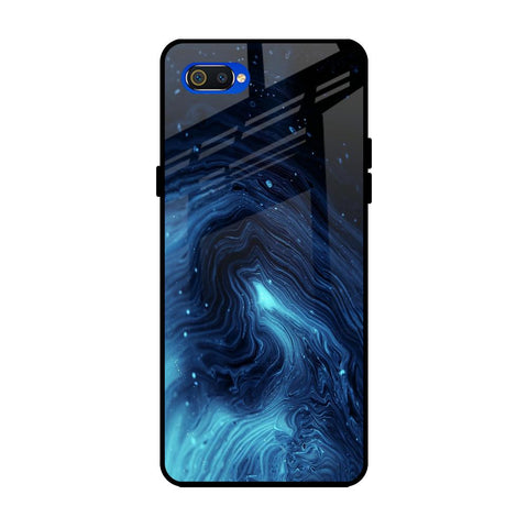 Dazzling Ocean Gradient Realme C2 Glass Back Cover Online