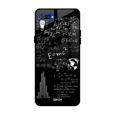 Funny Math Realme C2 Glass Back Cover Online