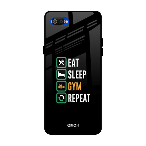 Daily Routine Realme C2 Glass Back Cover Online