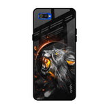 Aggressive Lion Realme C2 Glass Back Cover Online