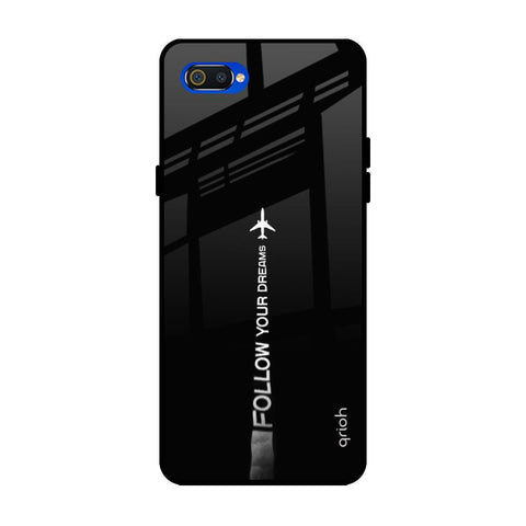 Follow Your Dreams Realme C2 Glass Back Cover Online