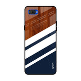 Bold Stripes Realme C2 Glass Back Cover Online