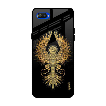 Mythical Phoenix Art Realme C2 Glass Back Cover Online