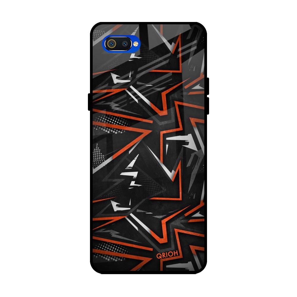 Vector Art Realme C2 Glass Back Cover Online