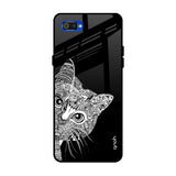Kitten Mandala Realme C2 Glass Back Cover Online