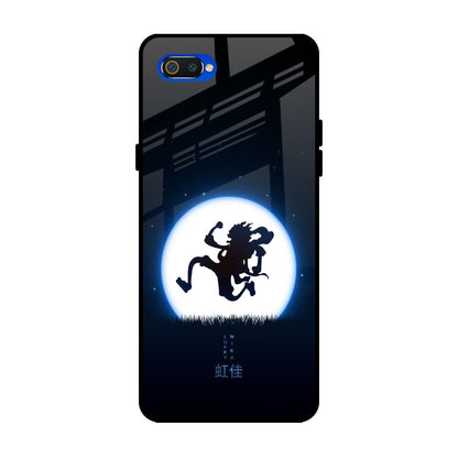 Luffy Nika Realme C2 Glass Back Cover Online