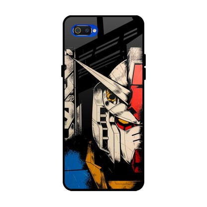 Transformer Art Realme C2 Glass Back Cover Online