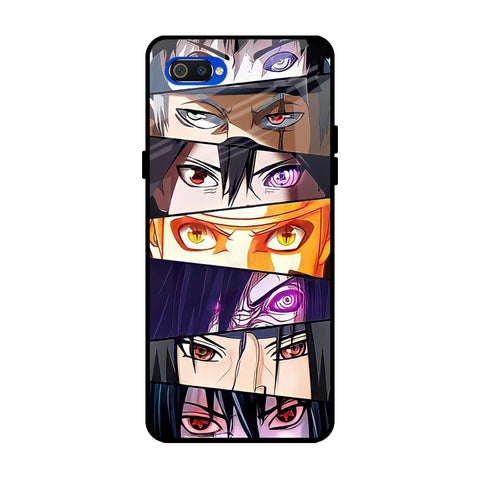 Anime Eyes Realme C2 Glass Back Cover Online