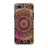 Floral Mandala Realme C2 Glass Back Cover Online