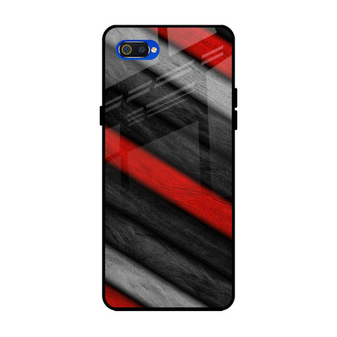 Soft Wooden Texture Realme C2 Glass Back Cover Online