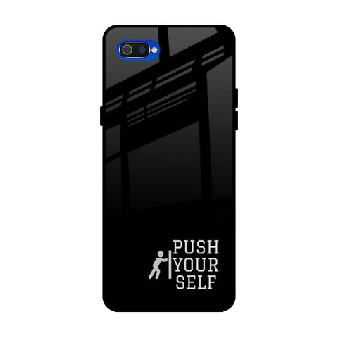 Push Your Self Realme C2 Glass Back Cover Online