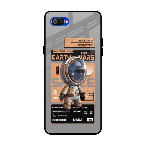 Space Ticket Realme C2 Glass Back Cover Online