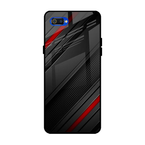 Modern Abstract Realme C2 Glass Back Cover Online