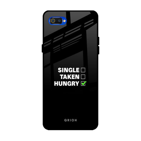 Hungry Realme C2 Glass Back Cover Online