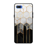 Tricolor Pattern Realme C2 Glass Back Cover Online