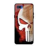 Red Skull Realme C2 Glass Back Cover Online