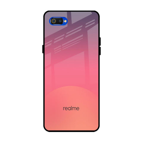 Sunset Orange Realme C2 Glass Cases & Covers Online