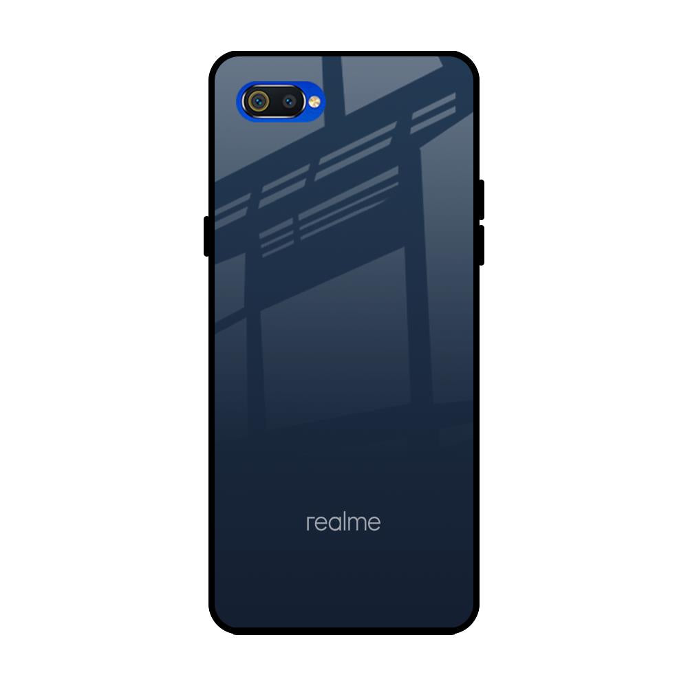 Overshadow Blue Realme C2 Glass Cases & Covers Online