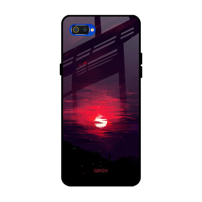 Morning Red Sky Realme C2 Glass Cases & Covers Online