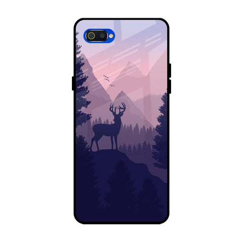 Deer In Night Realme C2 Glass Cases & Covers Online