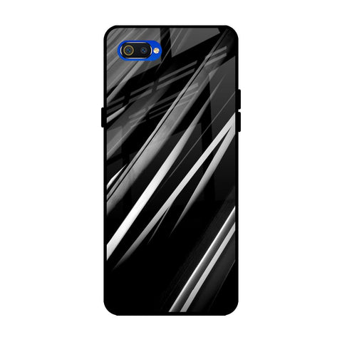 Black & Grey Gradient Realme C2 Glass Cases & Covers Online
