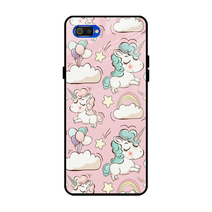 Balloon Unicorn Realme C2 Glass Cases & Covers Online