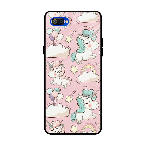 Balloon Unicorn Realme C2 Glass Cases & Covers Online