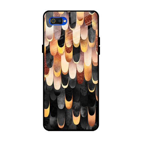 Bronze Abstract Realme C2 Glass Cases & Covers Online