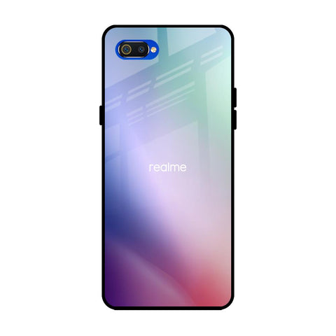 Abstract Holographic Realme C2 Glass Back Cover Online
