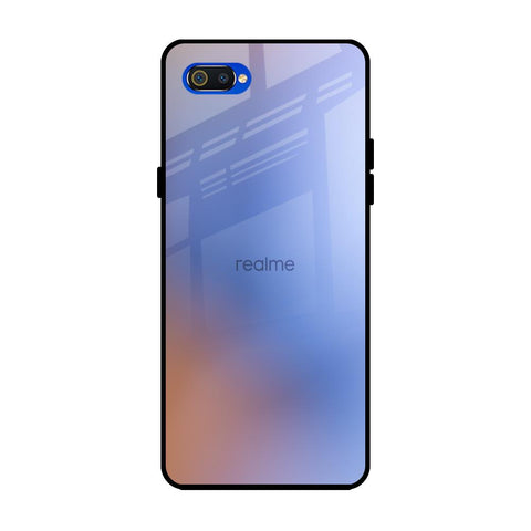 Blue Aura Realme C2 Glass Back Cover Online