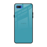 Oceanic Turquiose Realme C2 Glass Back Cover Online