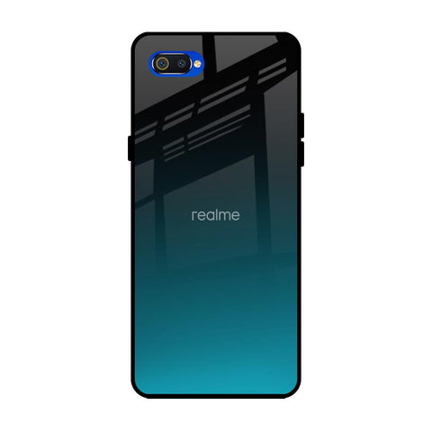 Ultramarine Realme C2 Glass Back Cover Online