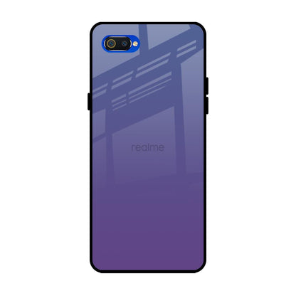 Indigo Pastel Realme C2 Glass Back Cover Online