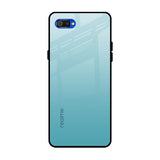 Arctic Blue Realme C2 Glass Back Cover Online