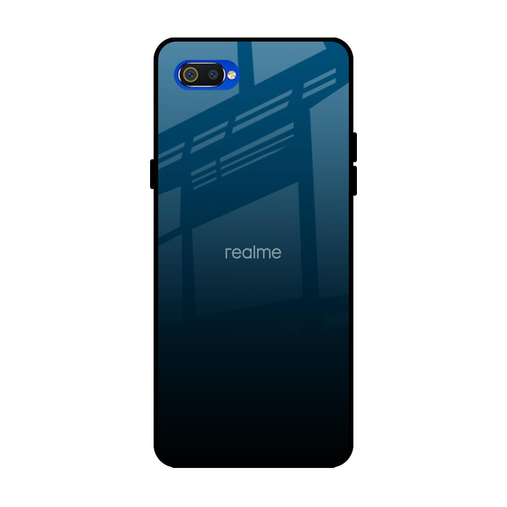 Sailor Blue Realme C2 Glass Back Cover Online