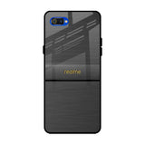 Grey Metallic Glass Realme C2 Glass Back Cover Online