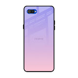 Lavender Gradient Realme C2 Glass Back Cover Online