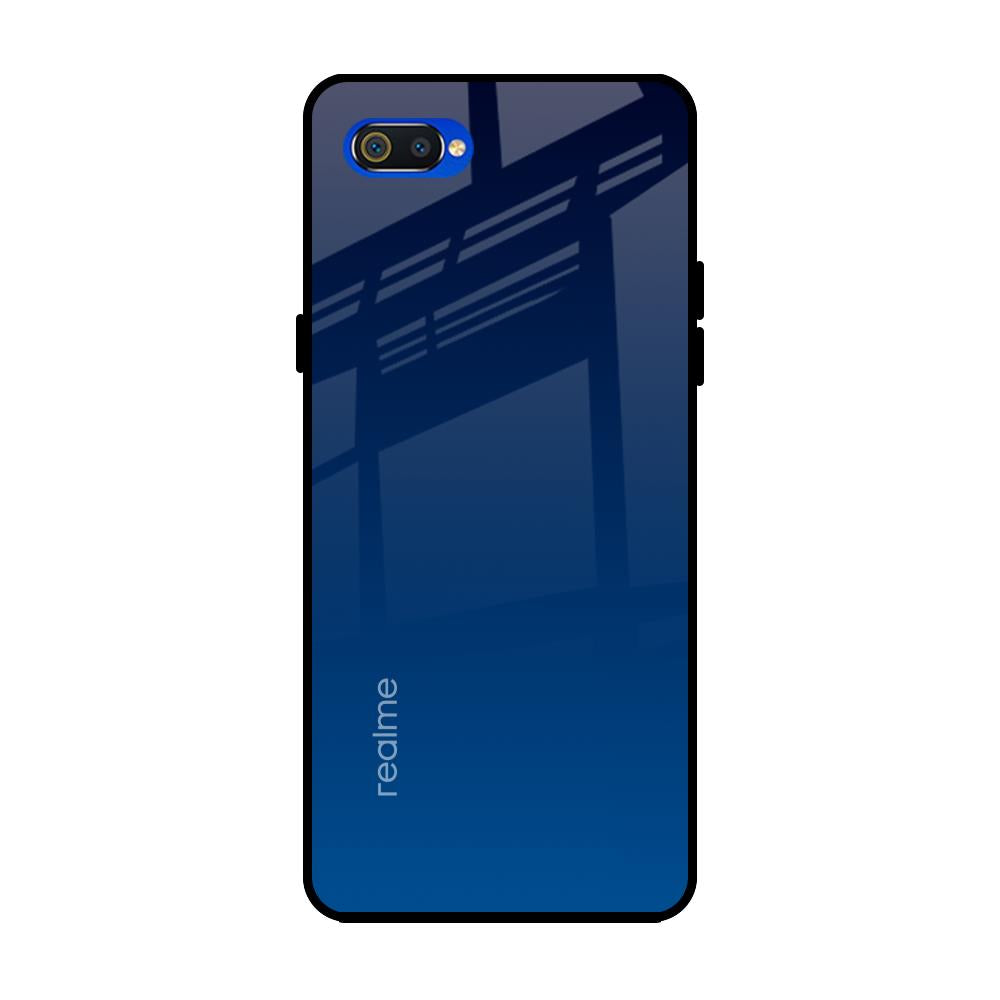 Very Blue Realme C2 Glass Back Cover Online