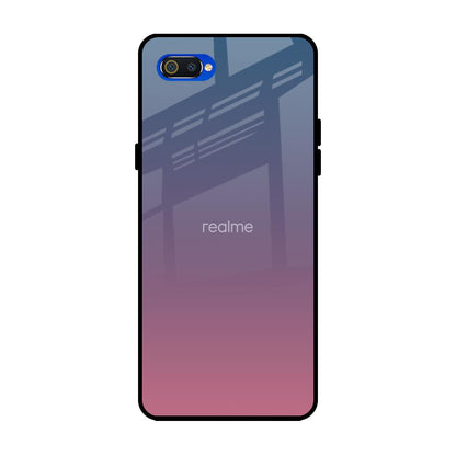 Pastel Gradient Realme C2 Glass Back Cover Online