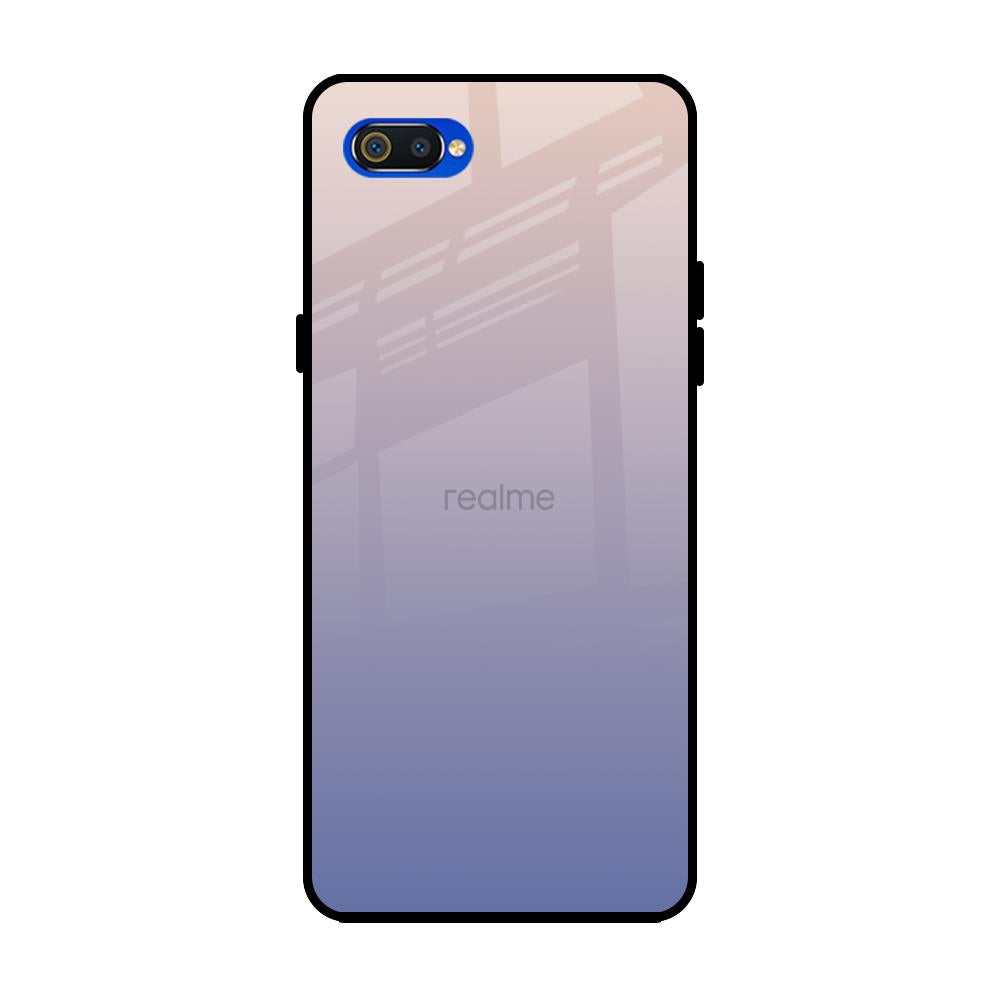Rose Hue Realme C2 Glass Back Cover Online