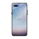 Light Sky Texture Realme C2 Glass Back Cover Online