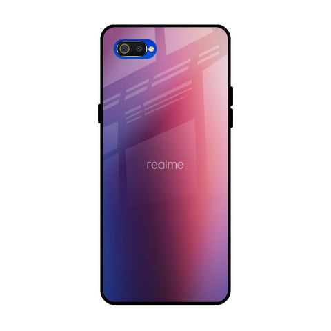 Multi Shaded Gradient Realme C2 Glass Back Cover Online