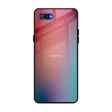 Dusty Multi Gradient Realme C2 Glass Back Cover Online