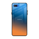 Sunset Of Ocean Realme C2 Glass Back Cover Online