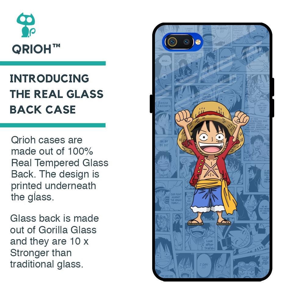 Chubby Anime Glass Case for Realme C2