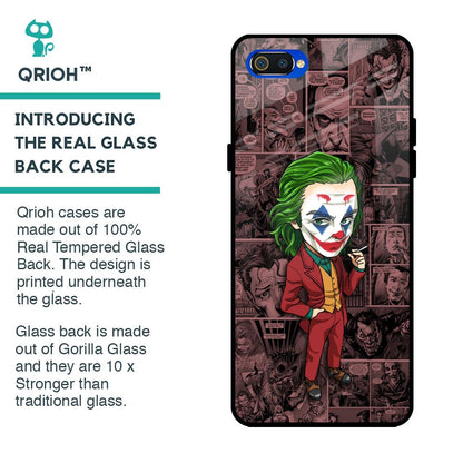 Joker Cartoon Glass Case for Realme C2