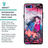 Radha Krishna Art Glass Case for Realme C2